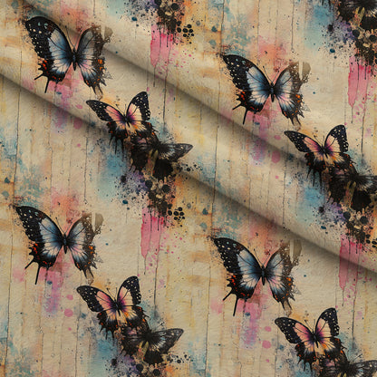 Painted Wings Pattern 9 Minky Fabric