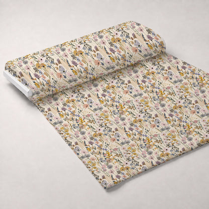 Painterly Blooms Pattern 4 Minky Fabric