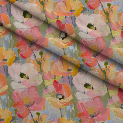 Painterly Petals Pattern 7 Minky Fabric