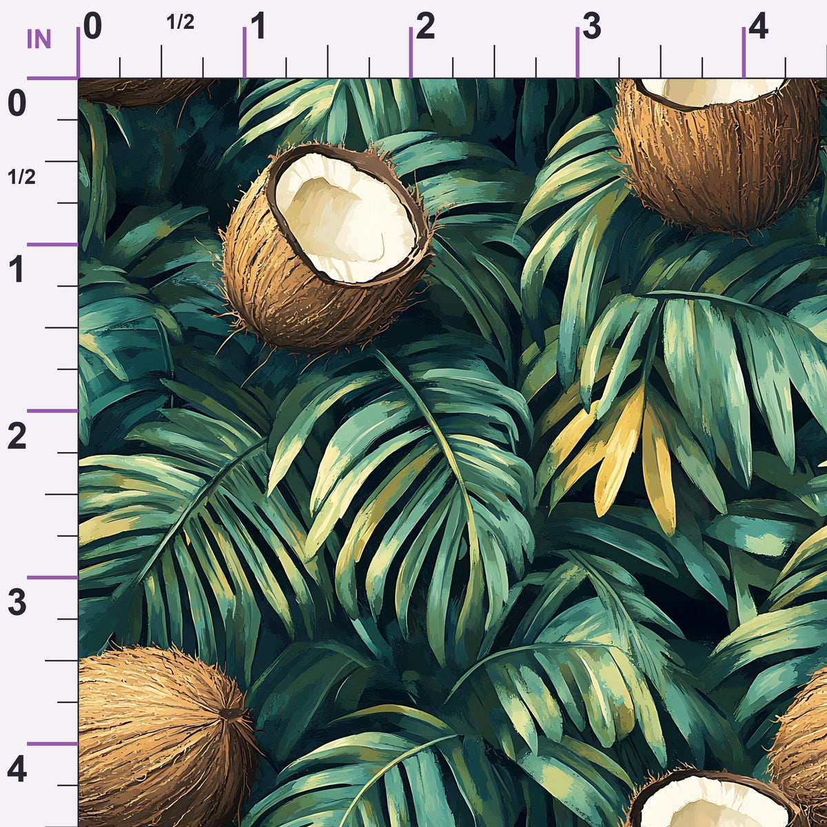 Palm Grove Pattern 10 Minky Fabric