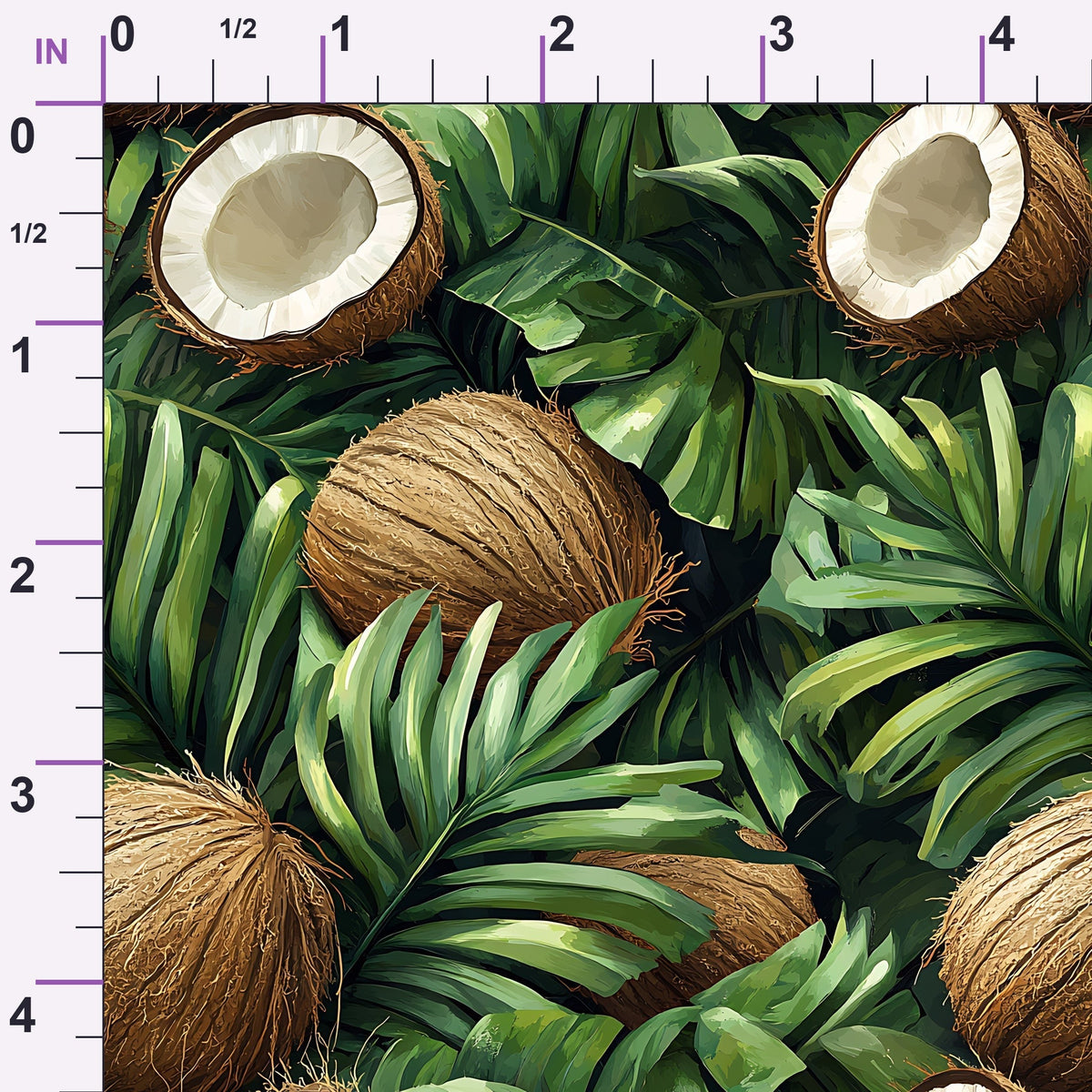 Palm Grove Pattern 11 Minky Fabric