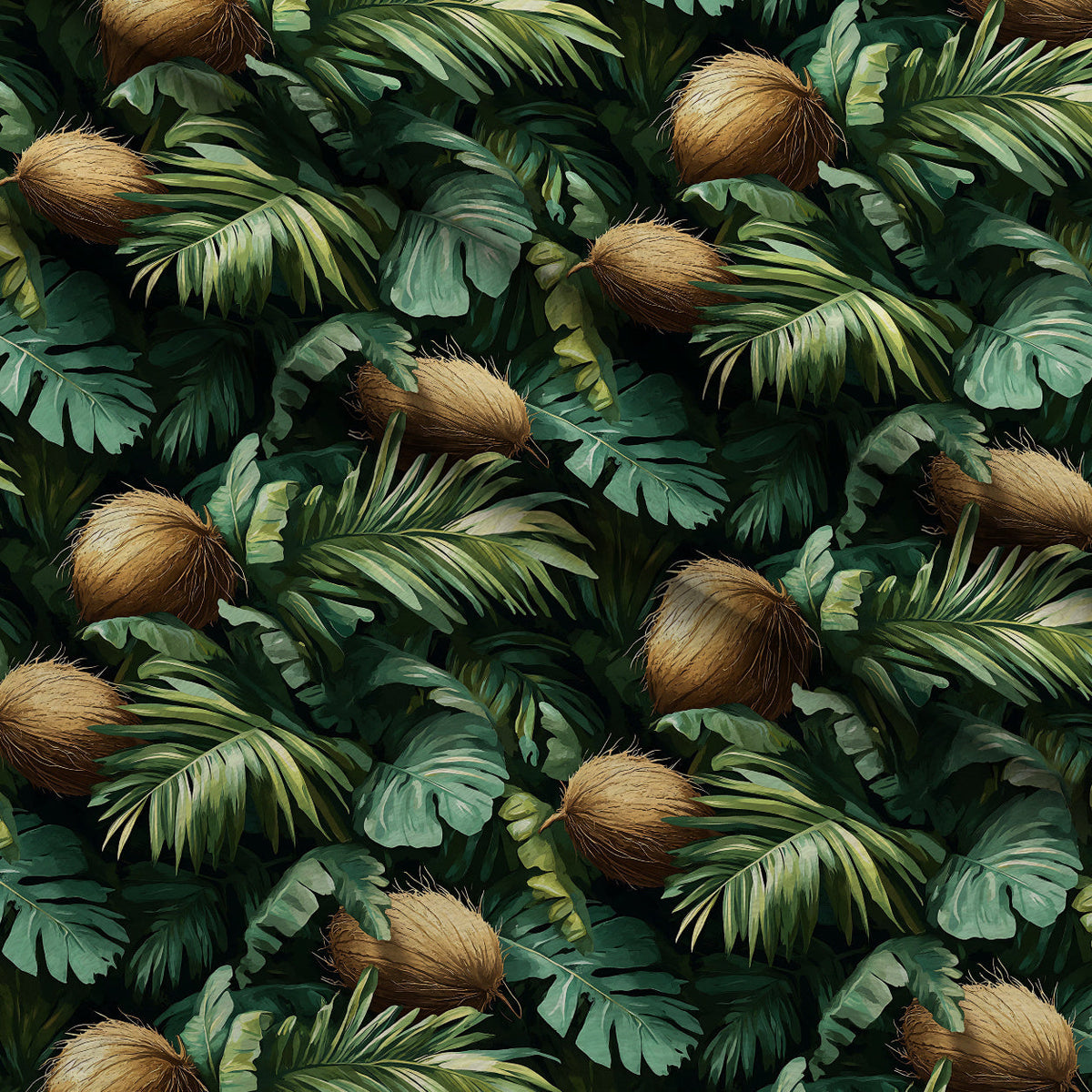 Palm Grove Pattern 15 Minky Fabric