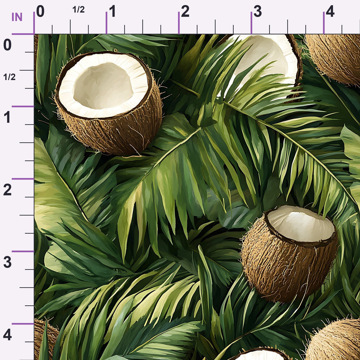 Palm Grove Pattern 16 Minky Fabric