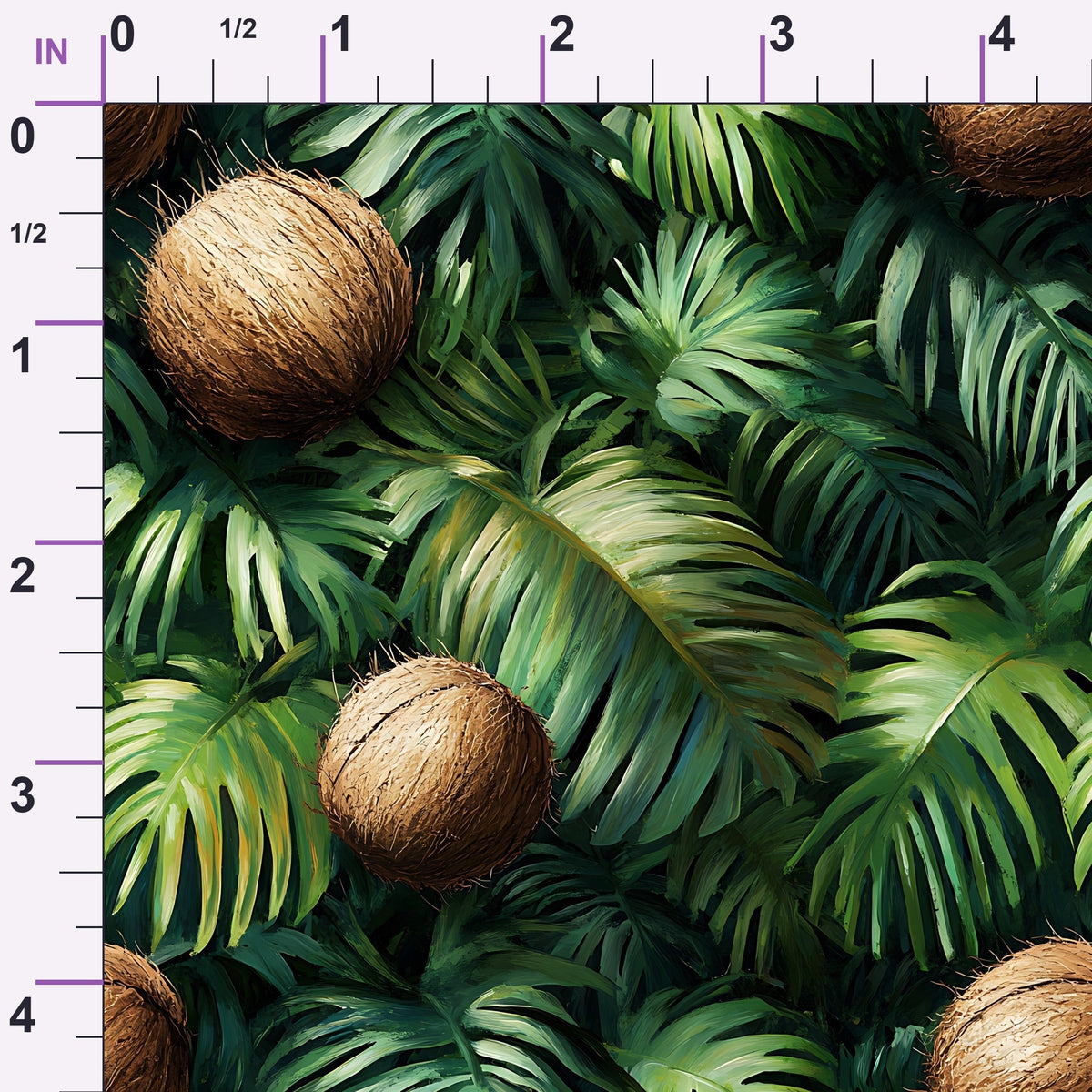 Palm Grove Pattern 17 Minky Fabric