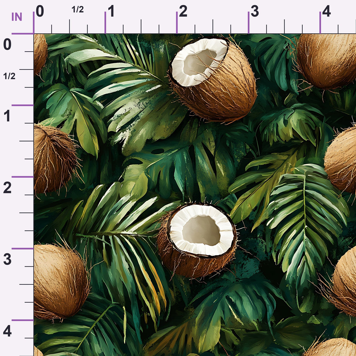 Palm Grove Pattern 19 Minky Fabric