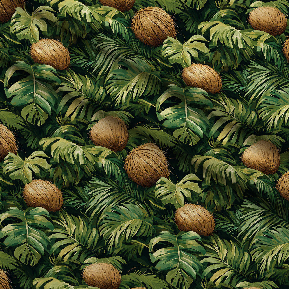 Palm Grove Pattern 2 Minky Fabric