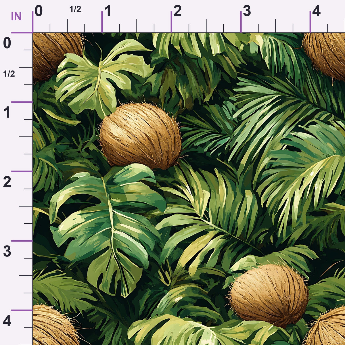 Palm Grove Pattern 2 Minky Fabric