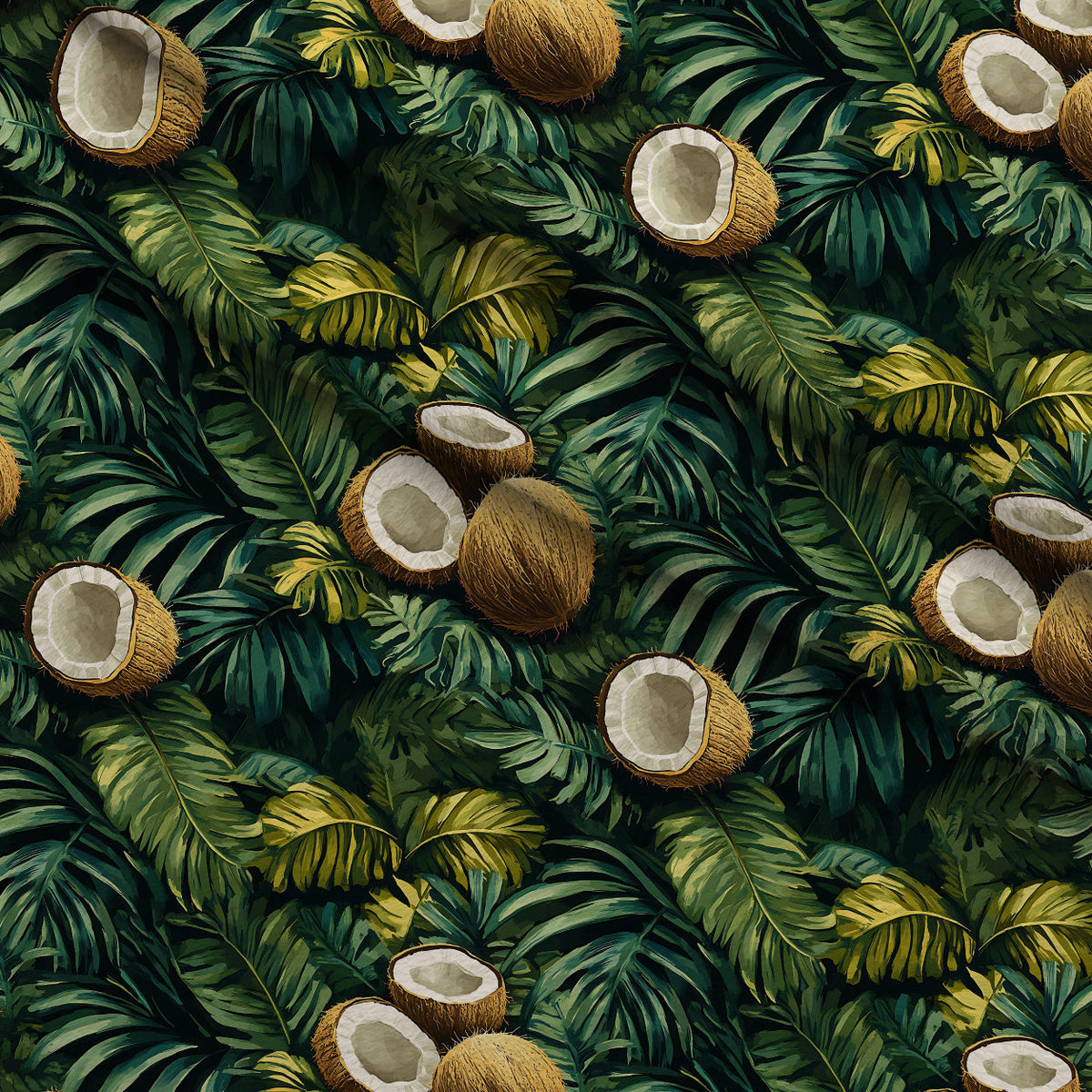 Palm Grove Pattern 7 Minky Fabric