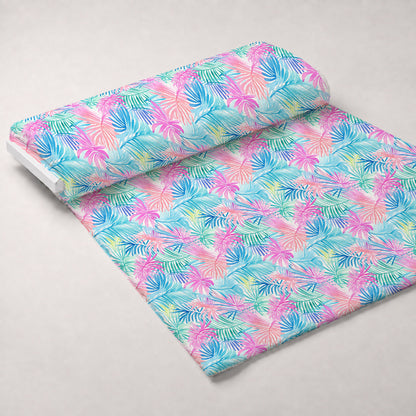 Paradise Palms Pattern 4 Minky Fabric