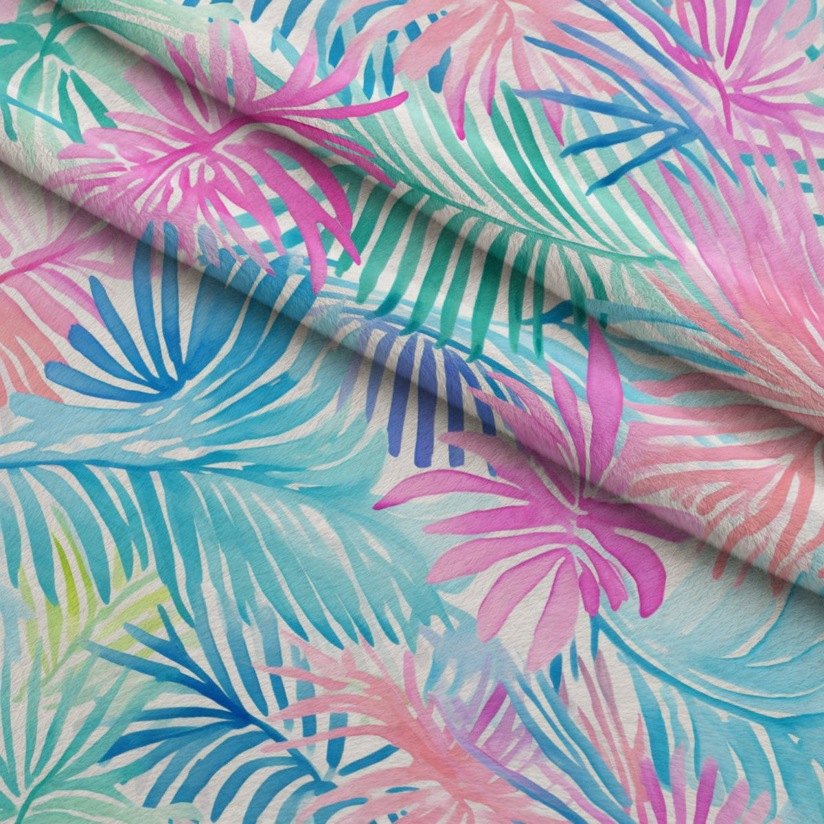 Paradise Palms Pattern 4 Minky Fabric