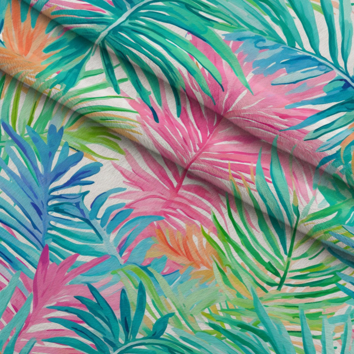 Paradise Palms Pattern 8 Minky Fabric