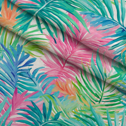 Paradise Palms Pattern 8 Minky Fabric