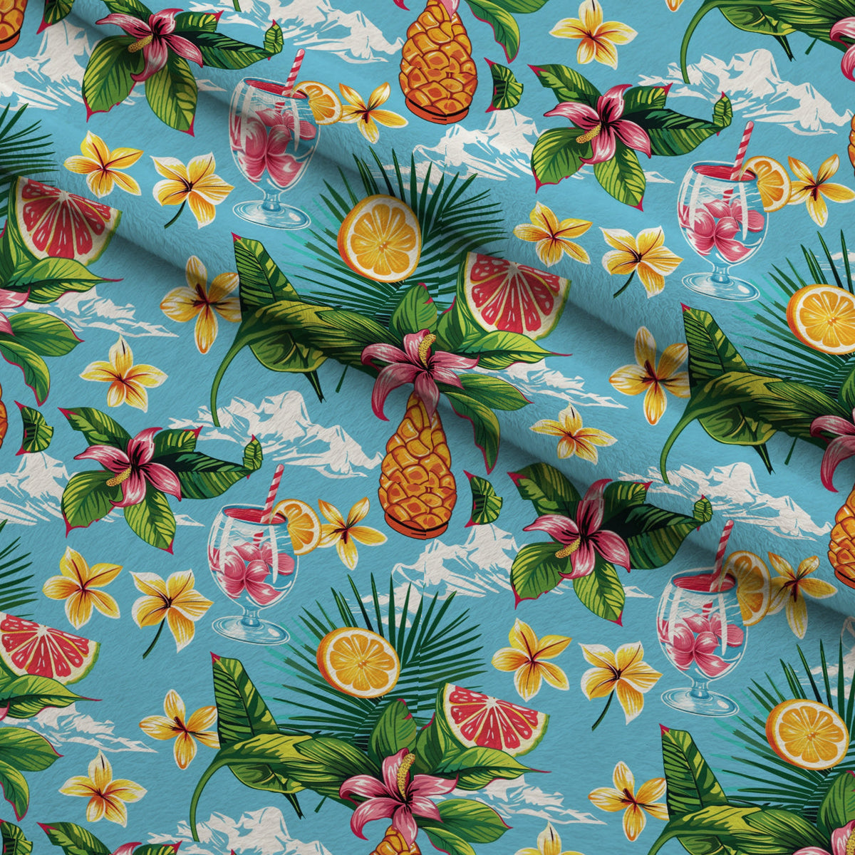 Paradise Punch Pattern 1 Minky Fabric