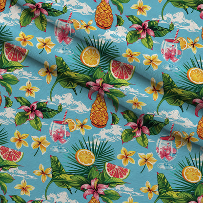 Paradise Punch Pattern 1 Minky Fabric