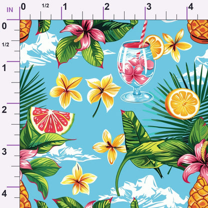 Paradise Punch Pattern 1 Minky Fabric