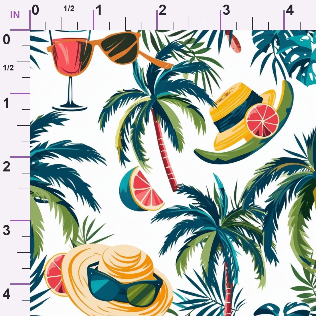 Paradise Punch Pattern 2 Minky Fabric