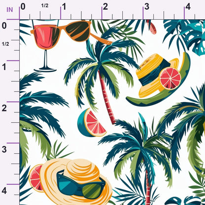 Paradise Punch Pattern 2 Minky Fabric