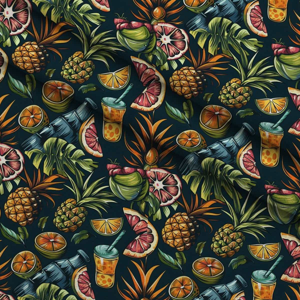 Paradise Punch Pattern 3 Minky Fabric