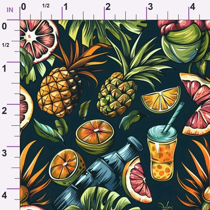 Paradise Punch Pattern 3 Minky Fabric