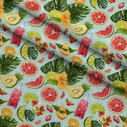 Paradise Punch Pattern 6 Minky Fabric