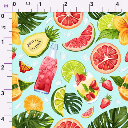 Paradise Punch Pattern 6 Minky Fabric