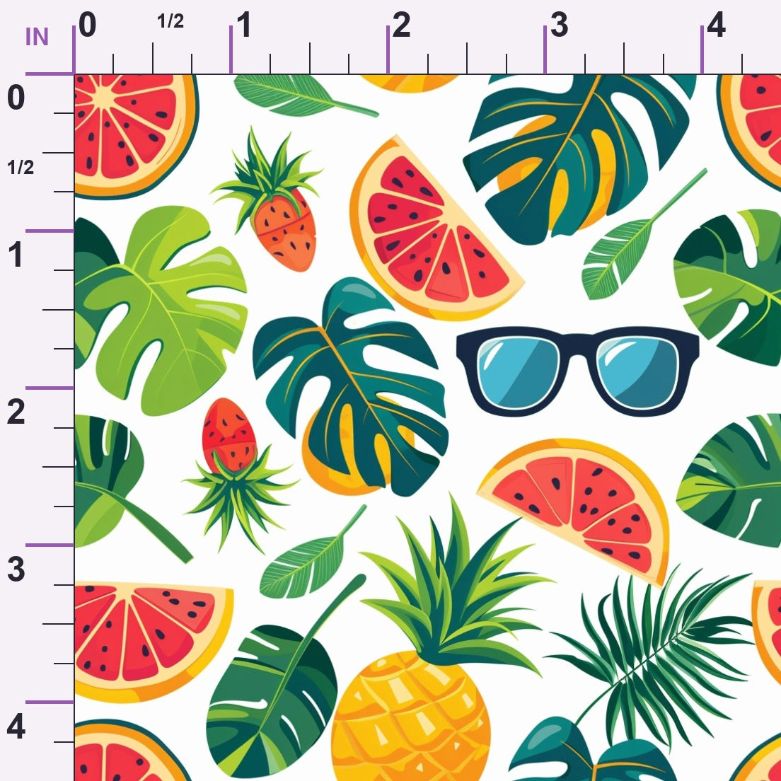 Paradise Punch Pattern 7 Minky Fabric