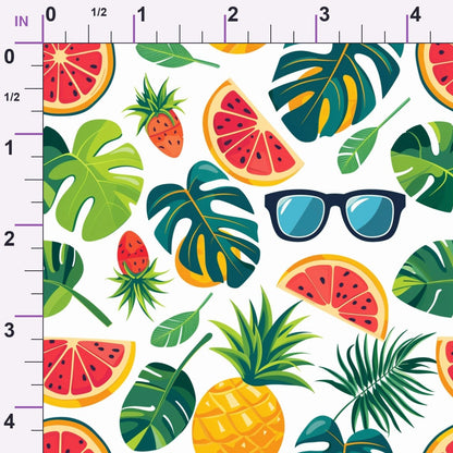 Paradise Punch Pattern 7 Minky Fabric