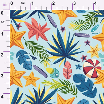 Paradise Punch Pattern 9 Minky Fabric