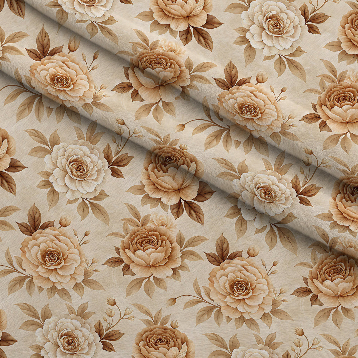 Parchment Blooms Pattern 11 Minky Fabric