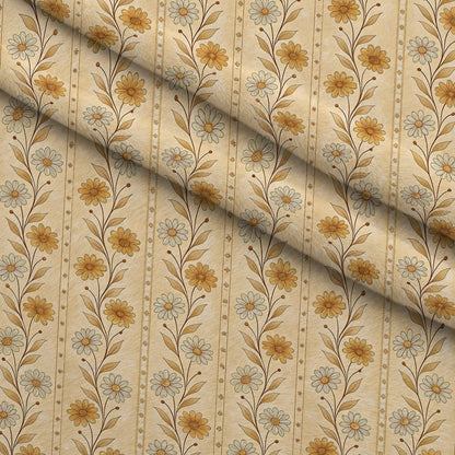 Parchment Blooms Pattern 13 Minky Fabric