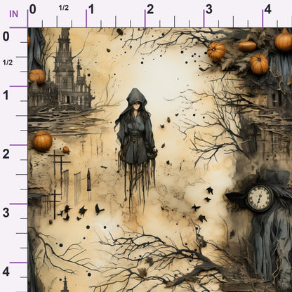 Parchment Coven Pattern 10 Minky Fabric