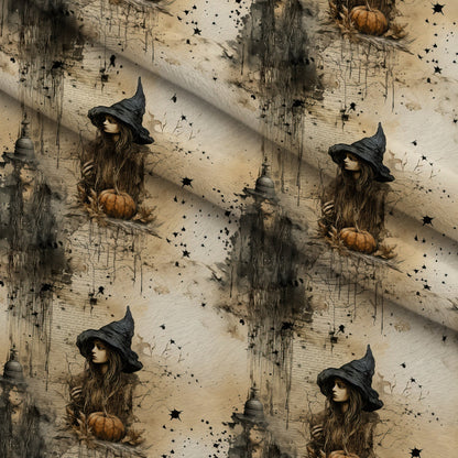 Parchment Coven Pattern 5 Minky Fabric
