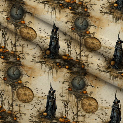 Parchment Coven Pattern 6 Minky Fabric
