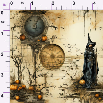 Parchment Coven Pattern 6 Minky Fabric