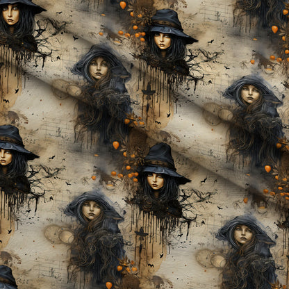 Parchment Coven Pattern 8 Minky Fabric