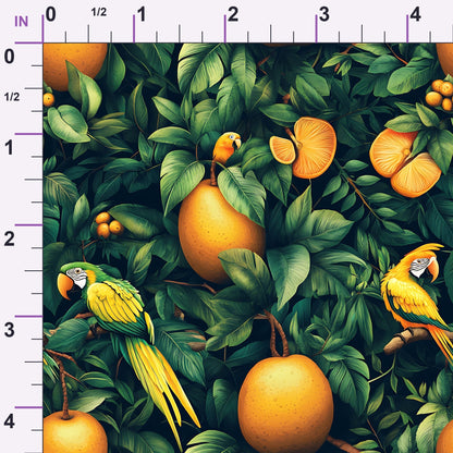 Parrot Paradise Pattern 3 Minky Fabric