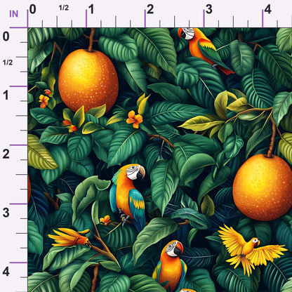 Parrot Paradise Pattern 5 Minky Fabric