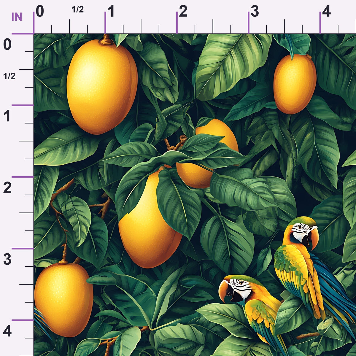 Parrot Paradise Pattern 7 Minky Fabric