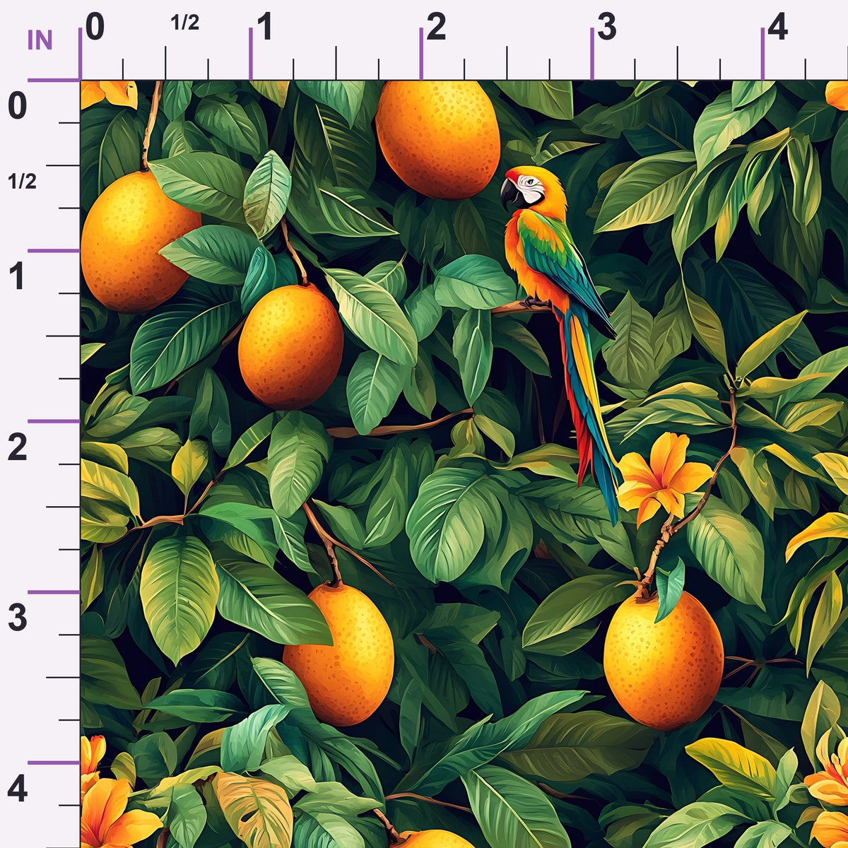 Parrot Paradise Pattern 9 Minky Fabric