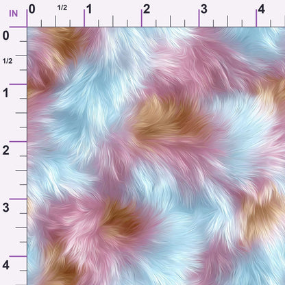 Pastel Plush Pattern 3 Minky Fabric