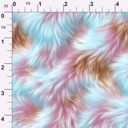 Pastel Plush Pattern 4 Minky Fabric