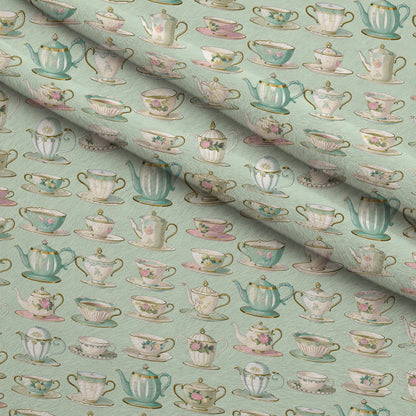 Pastel Porcelain Pattern 1 Minky Fabric