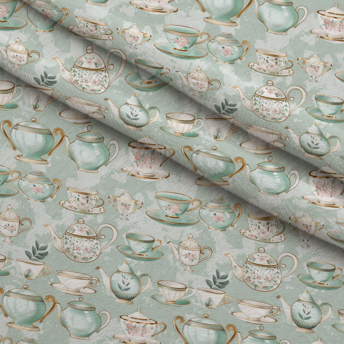 Pastel Porcelain Pattern 3 Minky Fabric