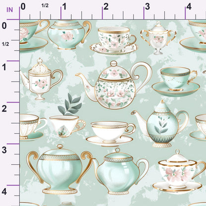 Pastel Porcelain Pattern 3 Minky Fabric
