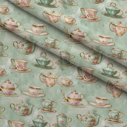 Pastel Porcelain Pattern 5 Minky Fabric