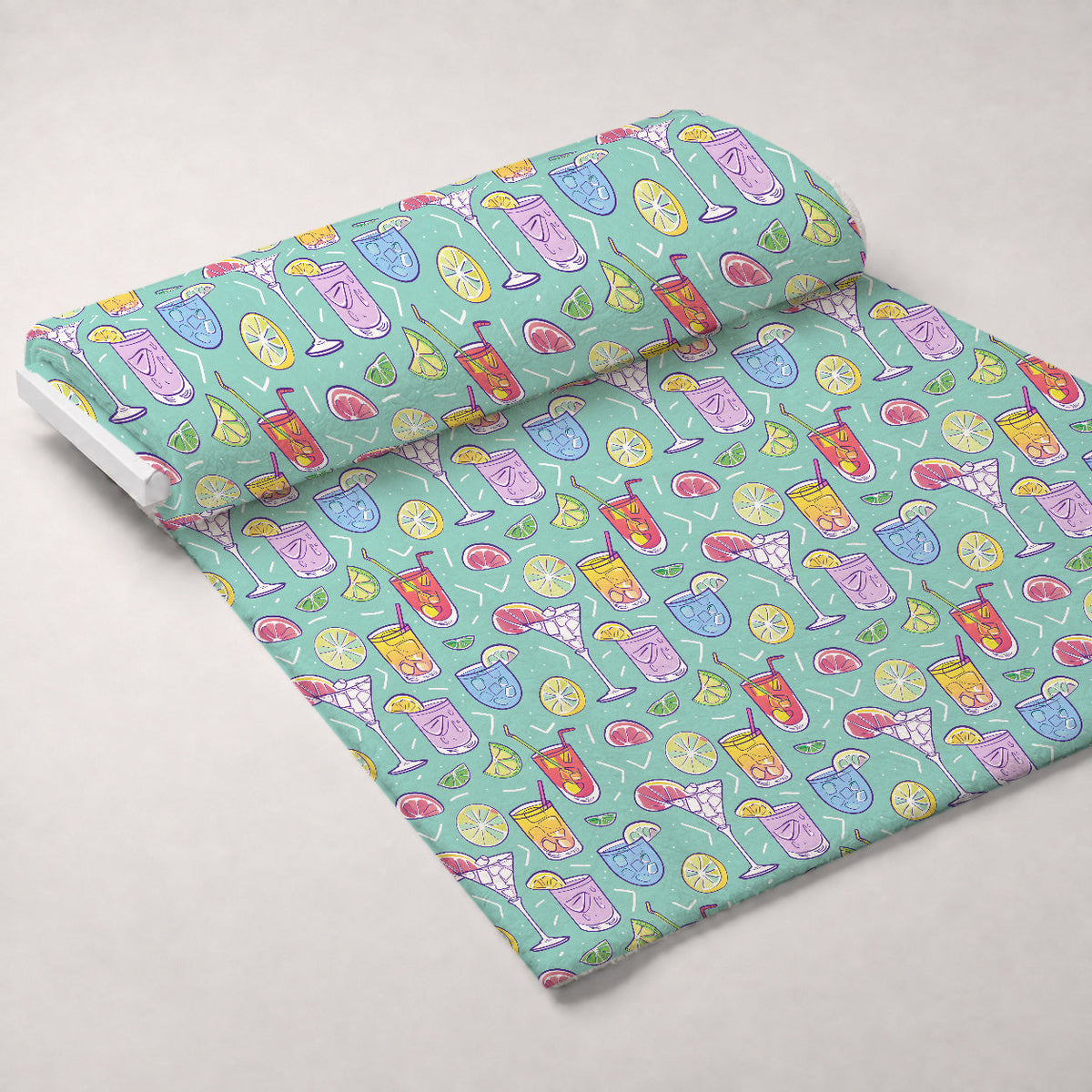 Pastel Sips Pattern 14 Minky Fabric