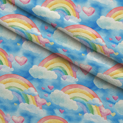 Pastel Sky Dreams Pattern 1 Minky Fabric