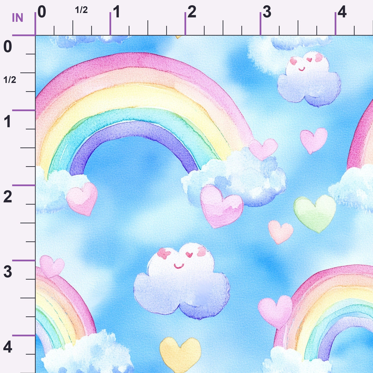 Pastel Sky Dreams Pattern 11 Minky Fabric