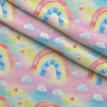 Pastel Sky Dreams Pattern 15 Minky Fabric