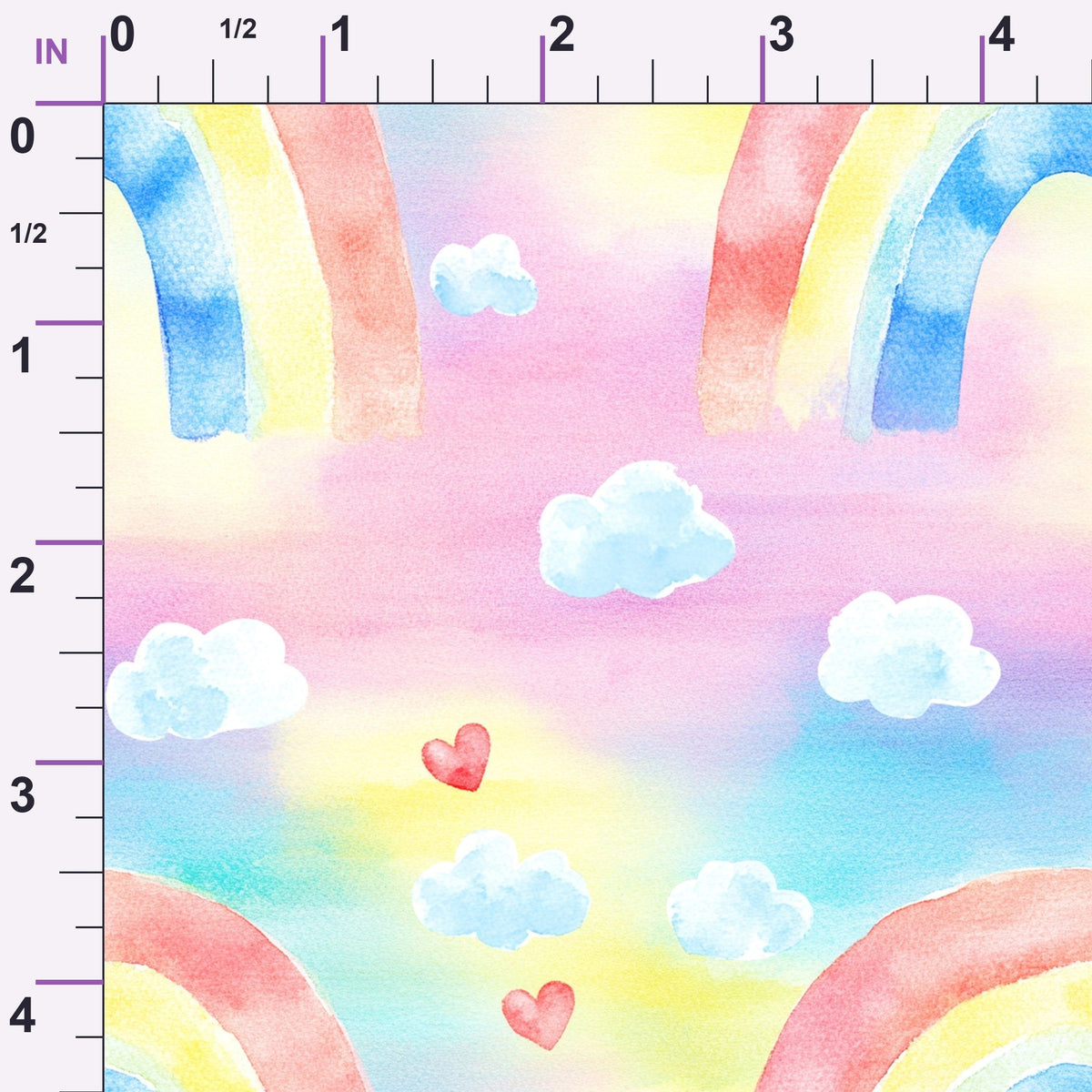 Pastel Sky Dreams Pattern 15 Minky Fabric